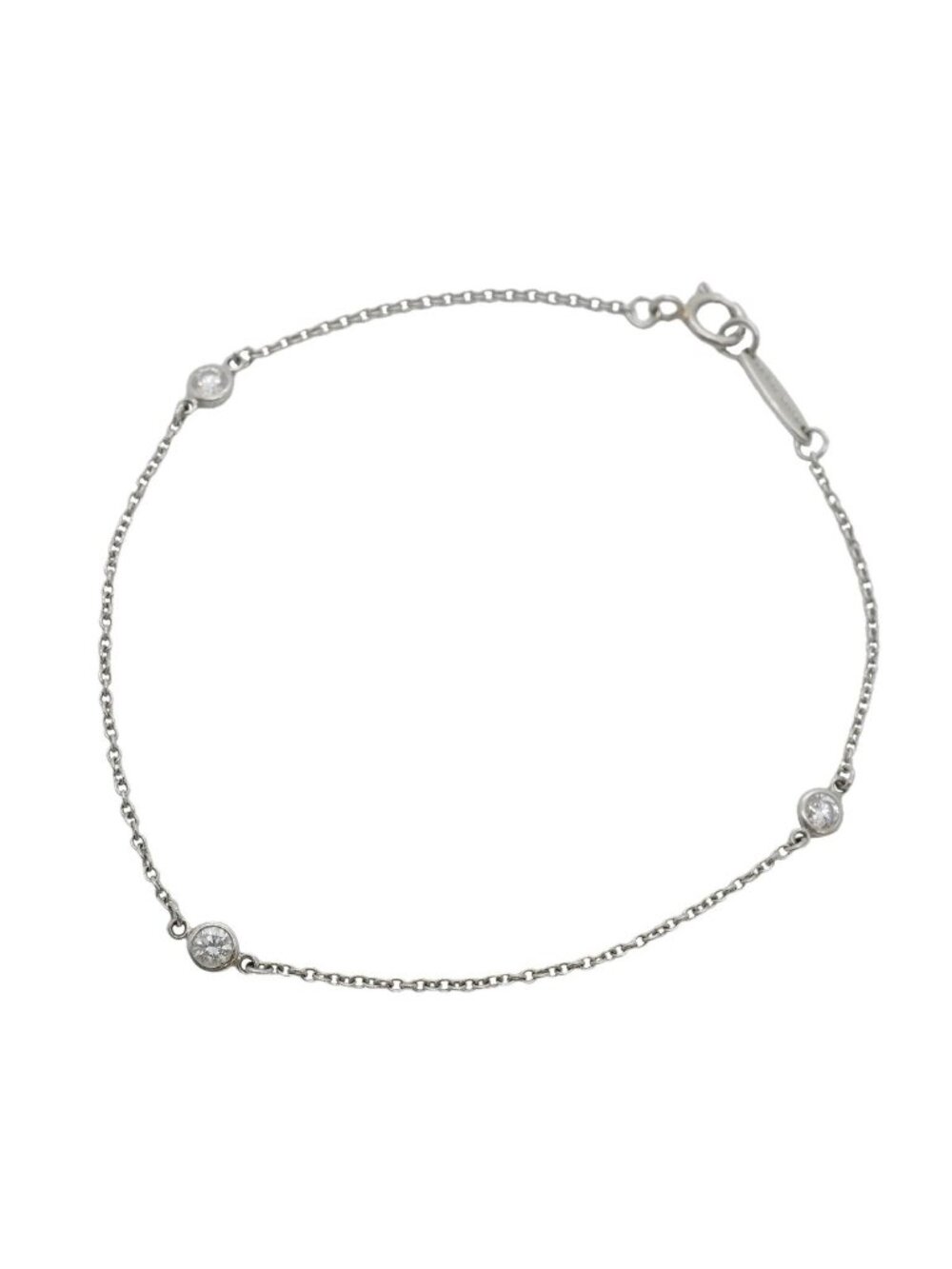 Tiffany & Co Bracelet by the Yard Platinum Diamond